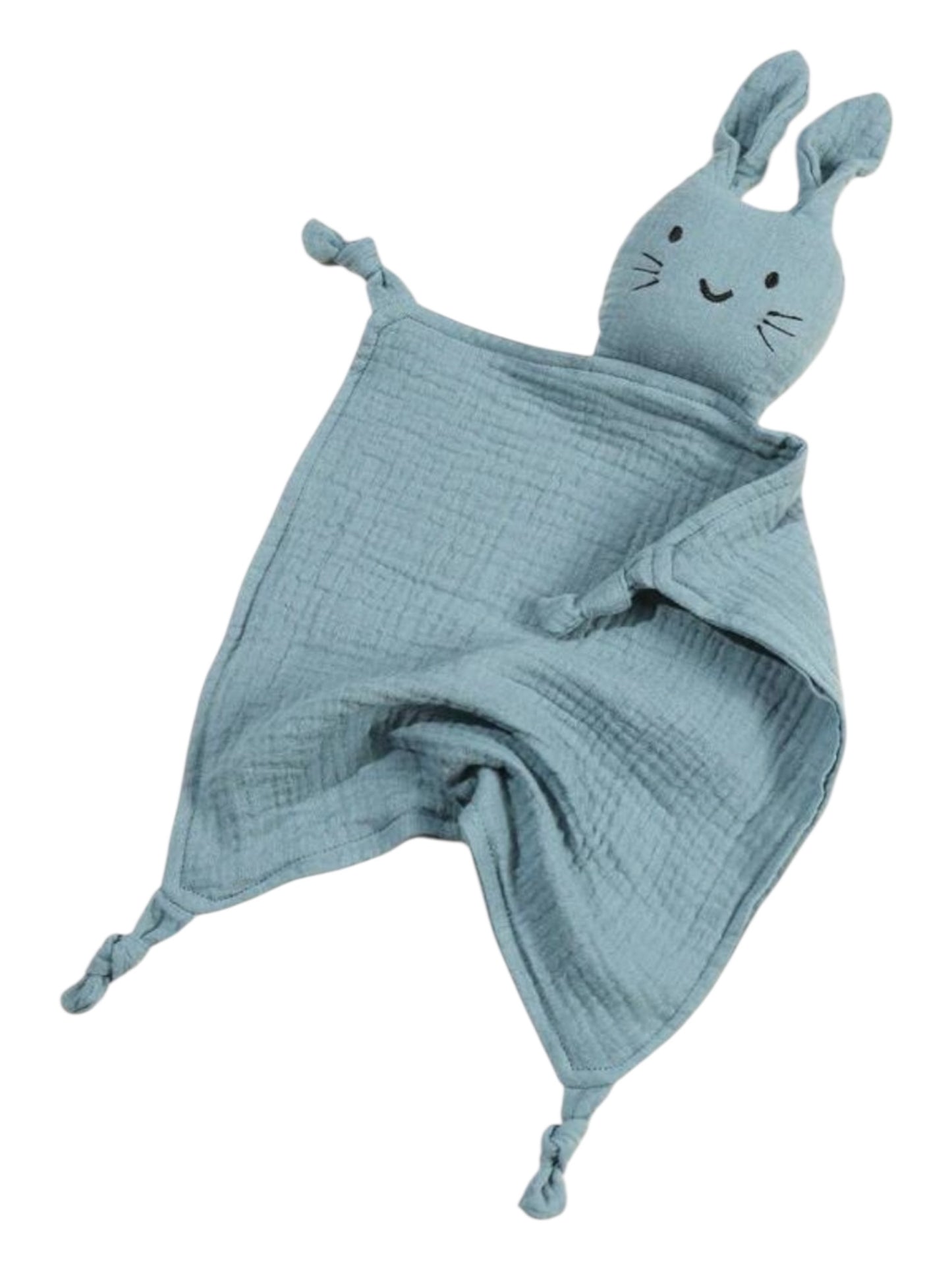 Doudou lapin gaze de coton