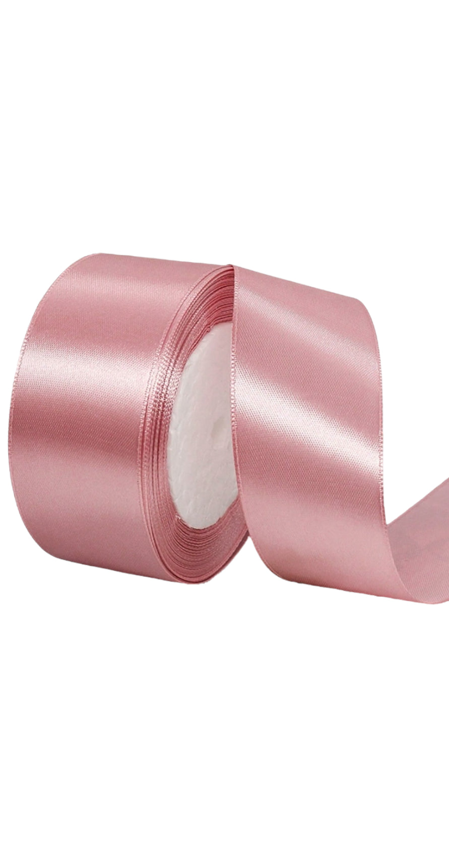 RUBAN SATIN ROSE POUDRÉ
