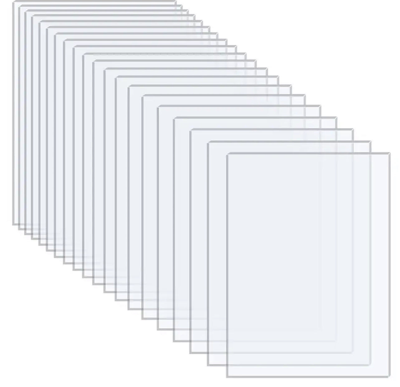 PLEXI 25cm H X 20cm L / 11mm Epaisseur (