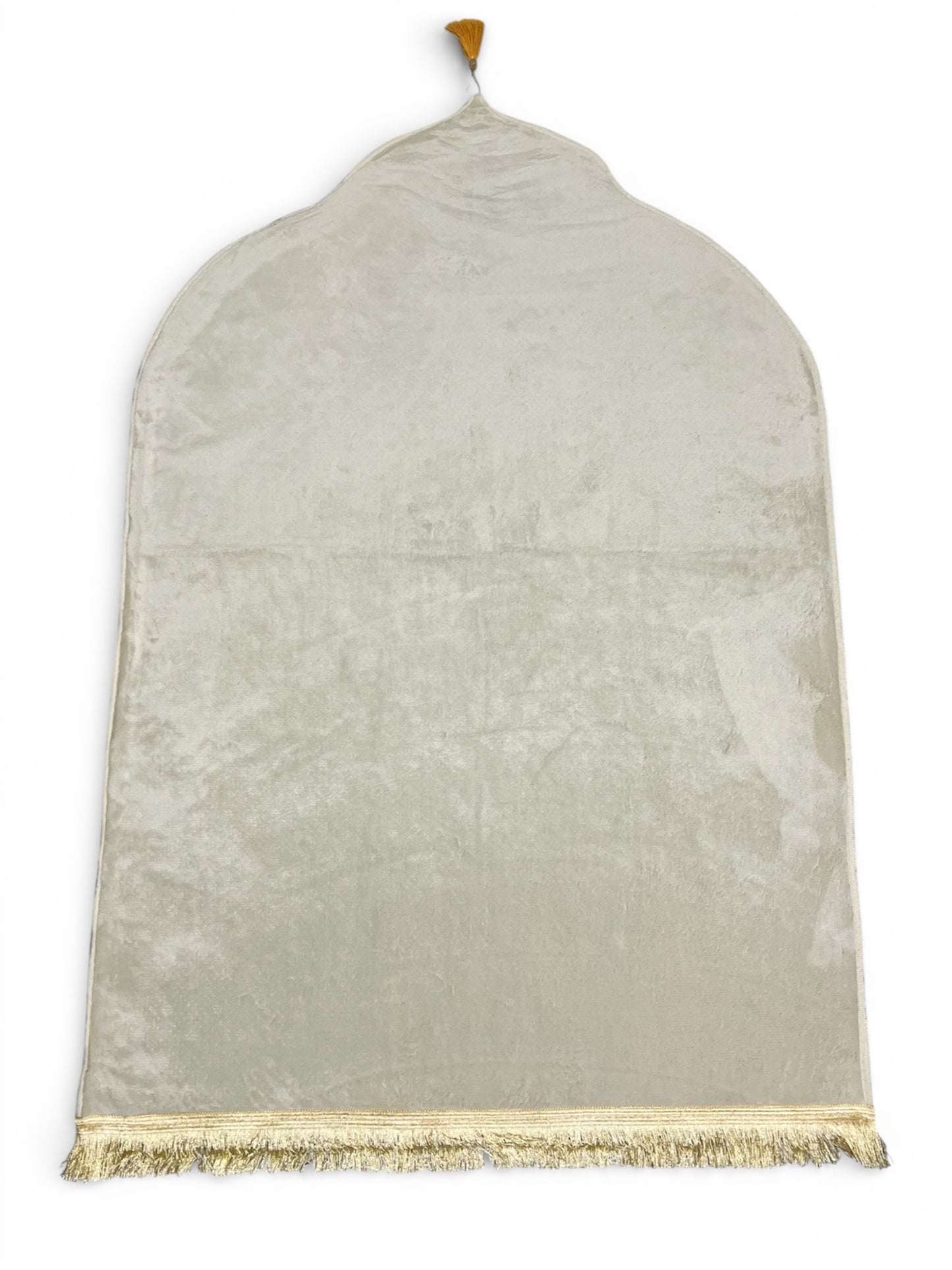 TAPIS DÔMES VELOURS UNI EPAIS CRÈME