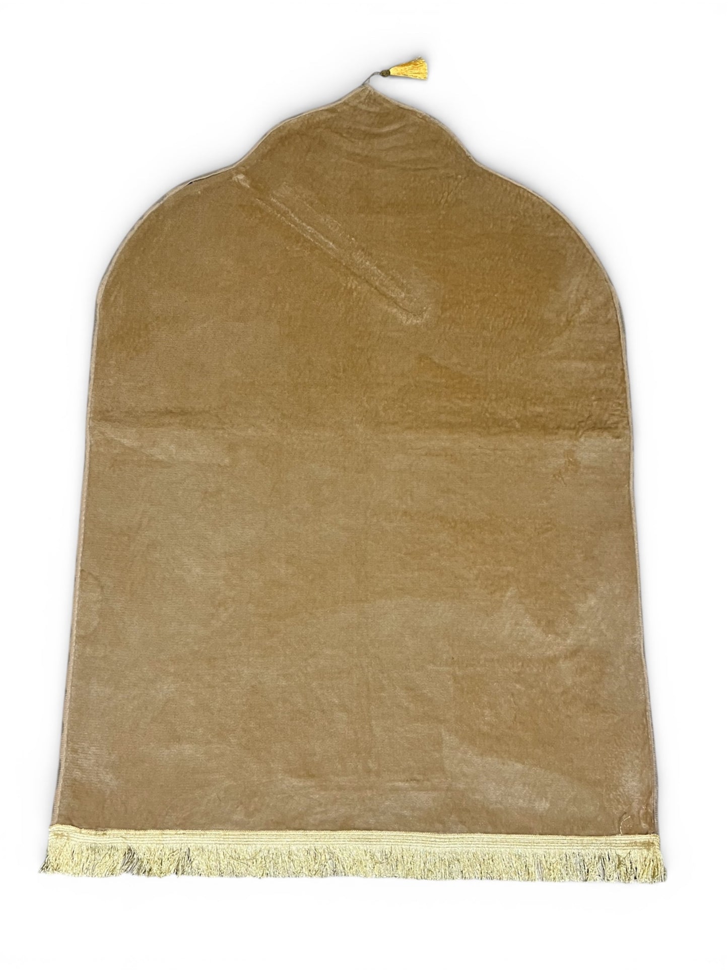 TAPIS DÔMES VELOURS UNI EPAIS BEIGE