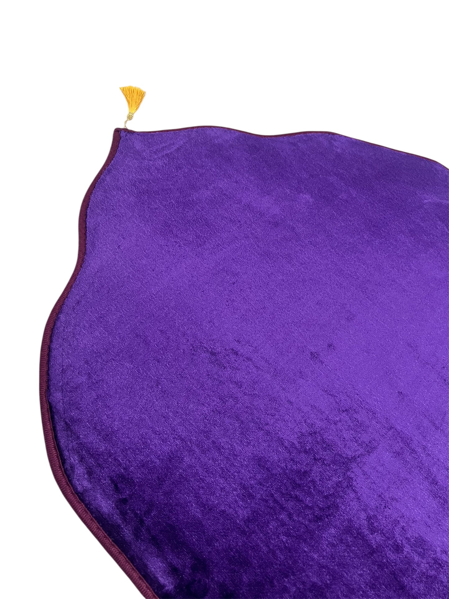TAPIS DÔMES VELOURS UNI EPAIS MAUVE
