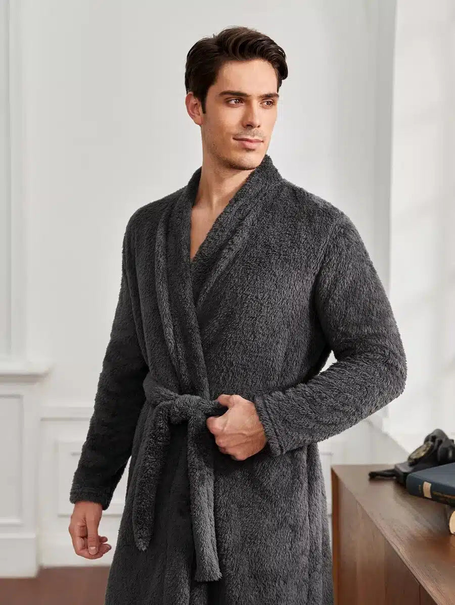 PEIGNOIR MIXTE PILOU A POILS NOIR