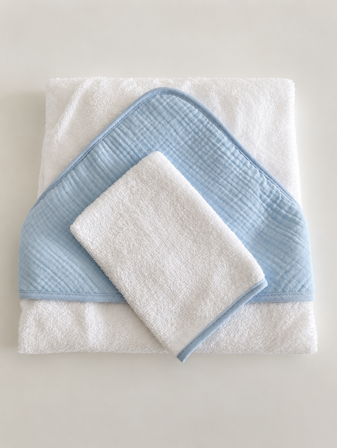 NOUVEAU - SERVIETTE GAZE DE COTON PLUSIEURS COLORIS