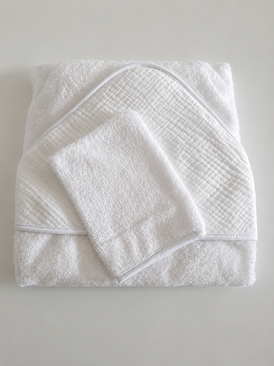NOUVEAU - SERVIETTE GAZE DE COTON PLUSIEURS COLORIS