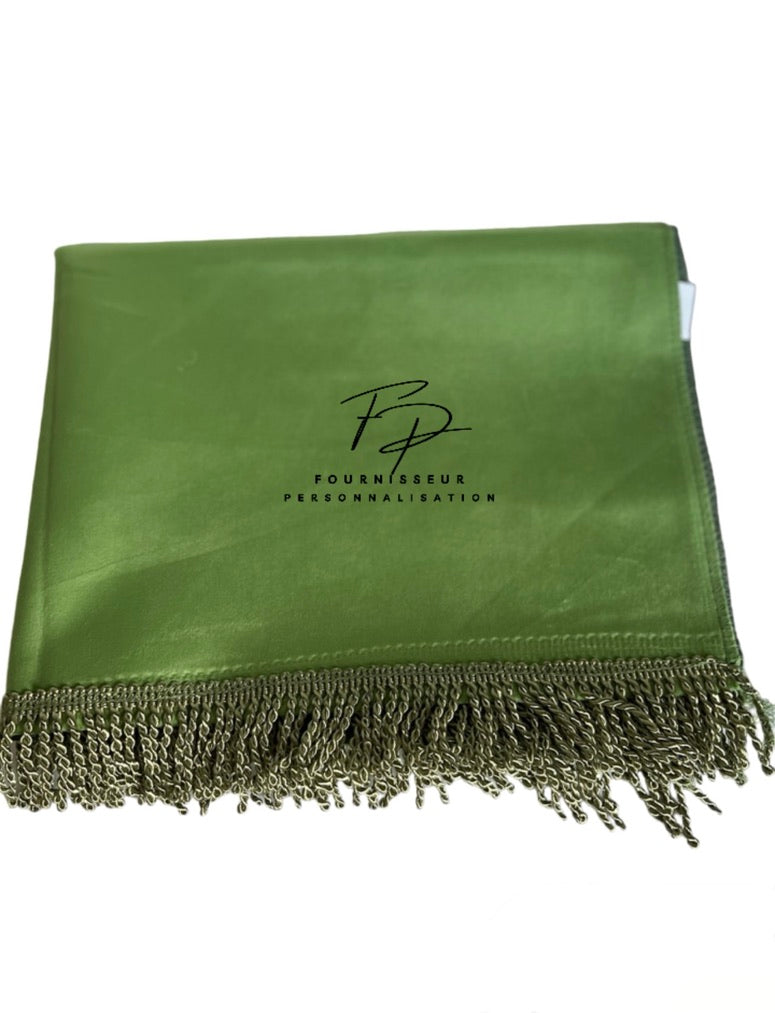 Tapis velour vert