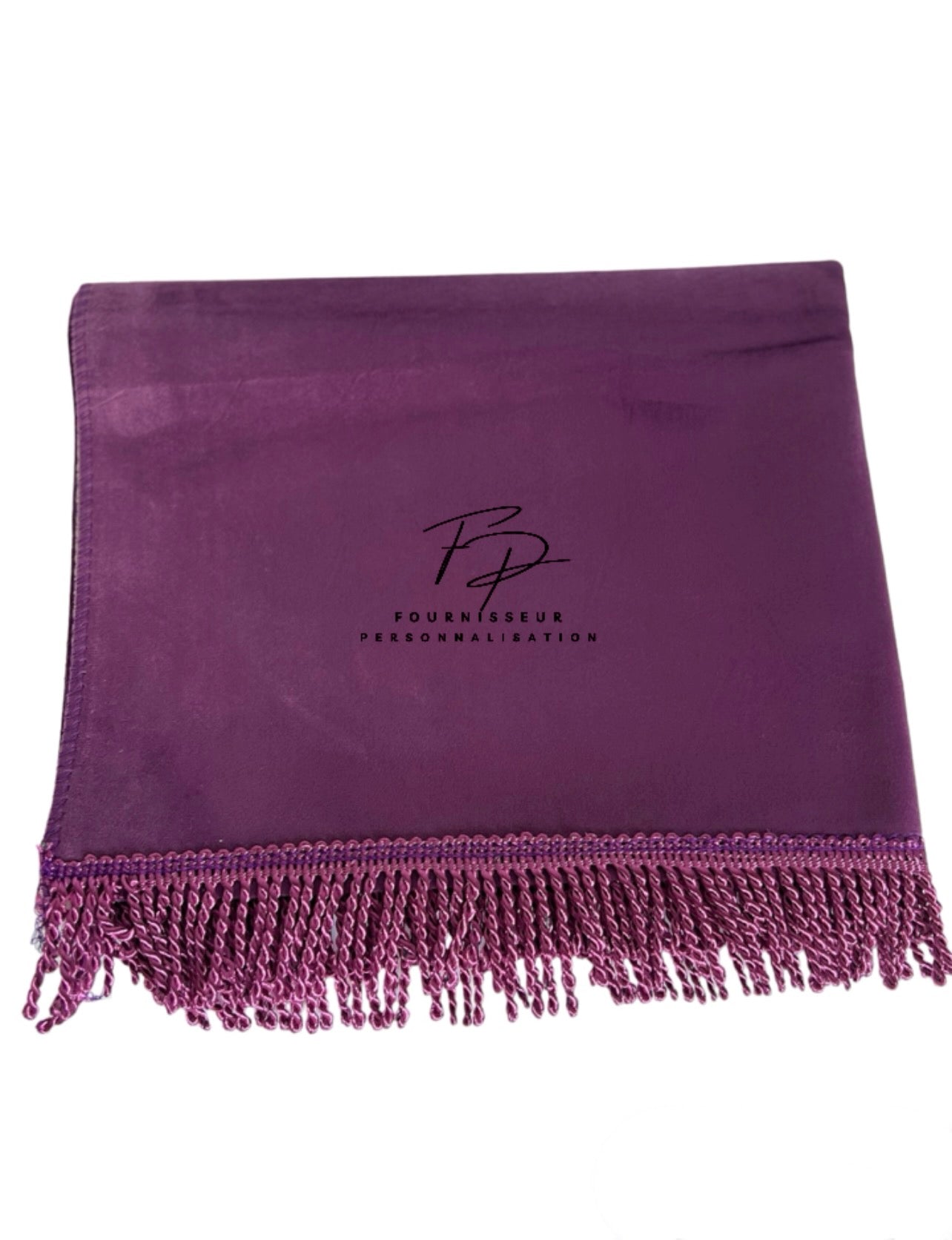 Tapis velour mauve