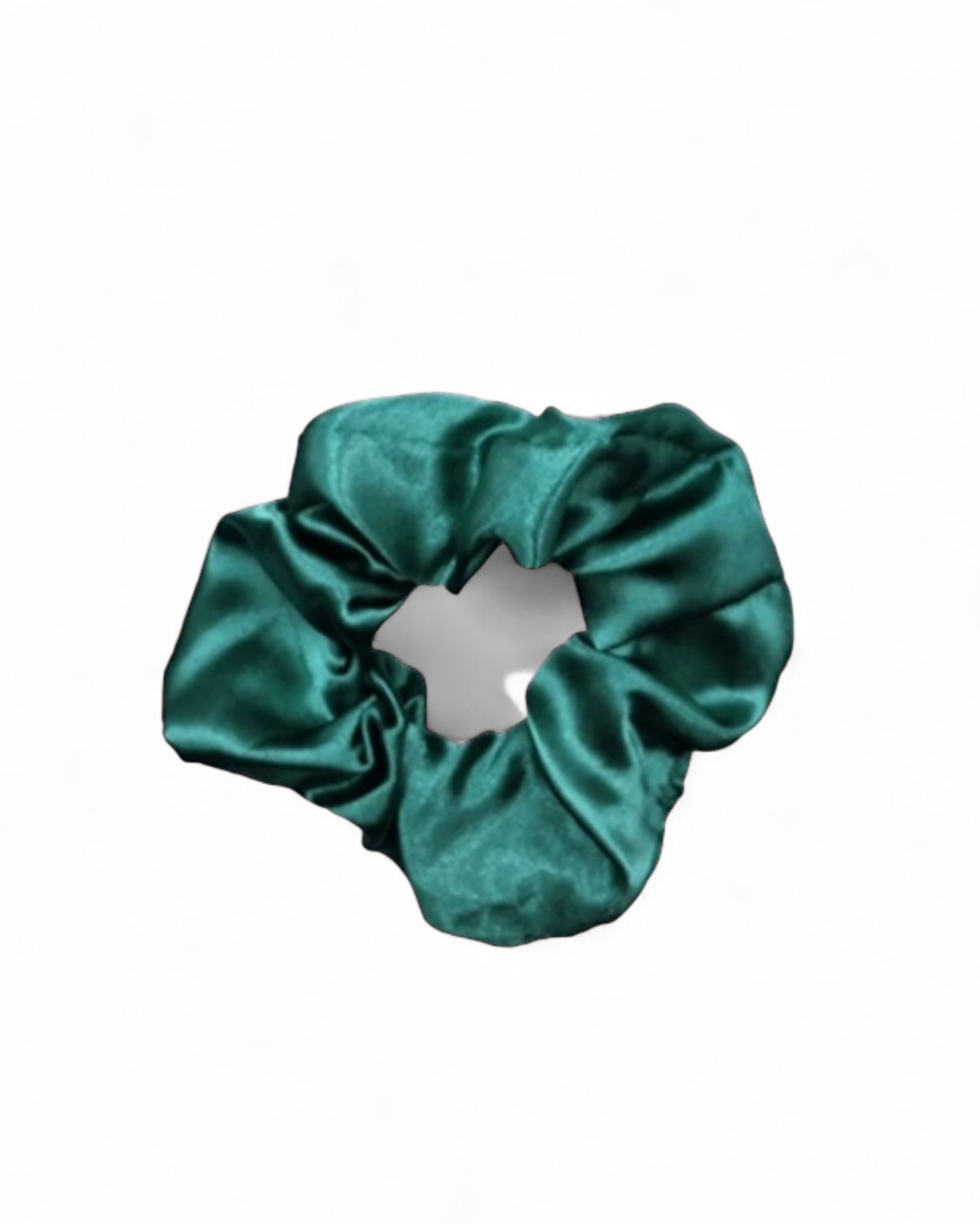 CHOUCHOU SATIN VERT EMERAUDE