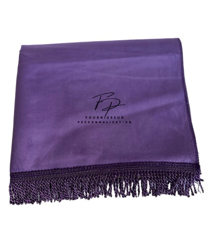 Tapis velour violet