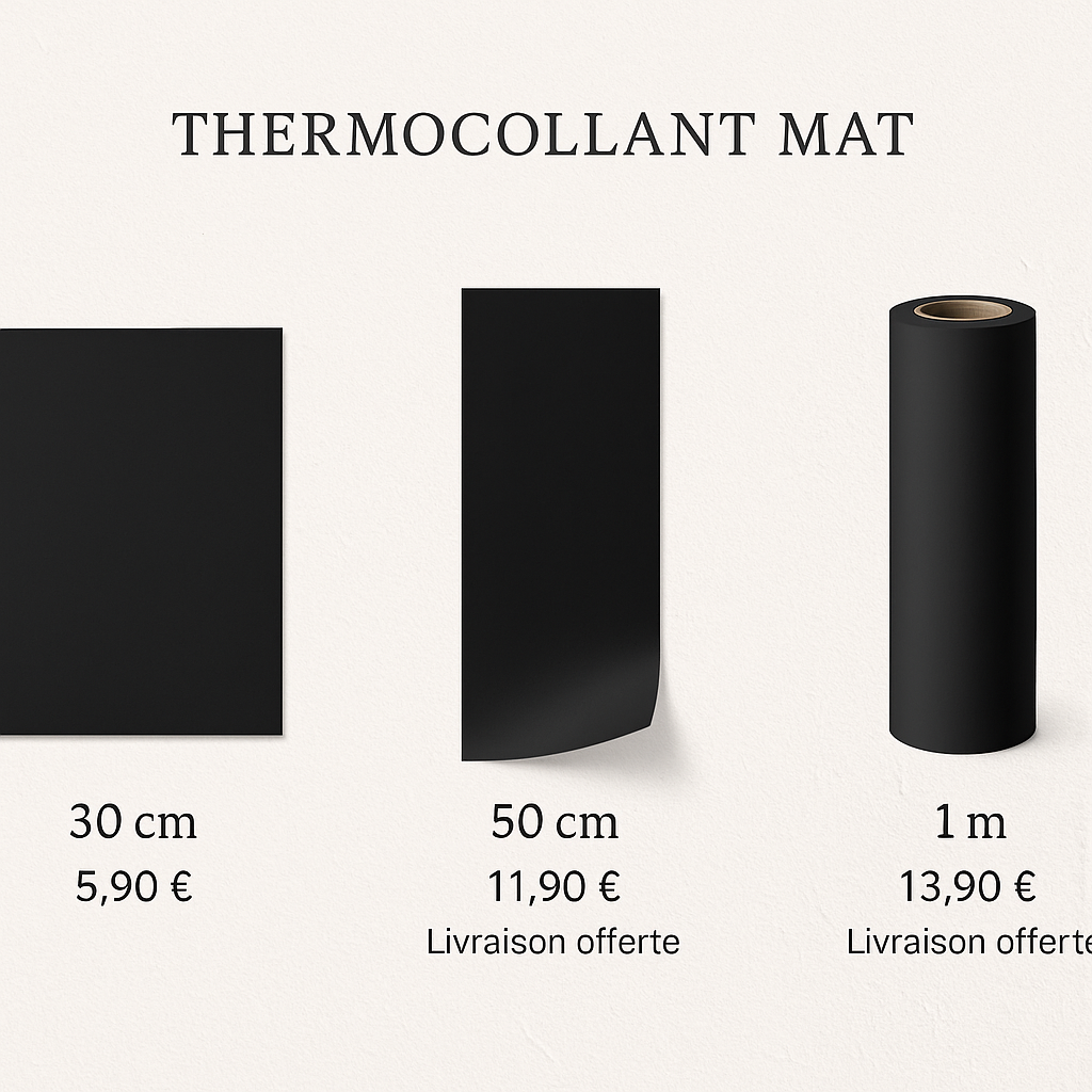 THERMOCOLLANT BLEU CIEL MAT