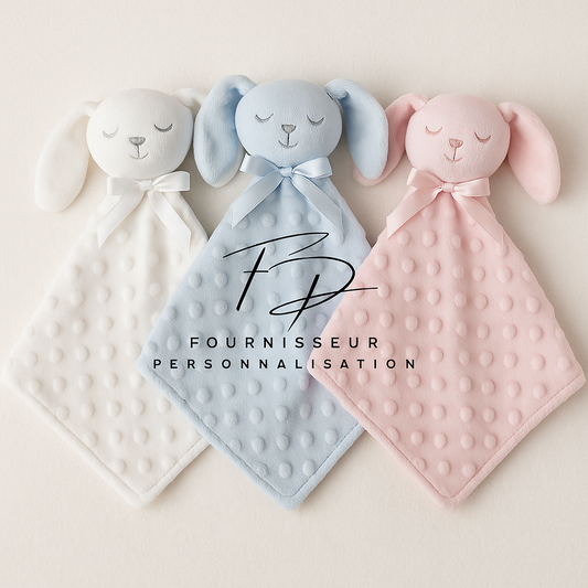 Doudou lapin minky (précommande)