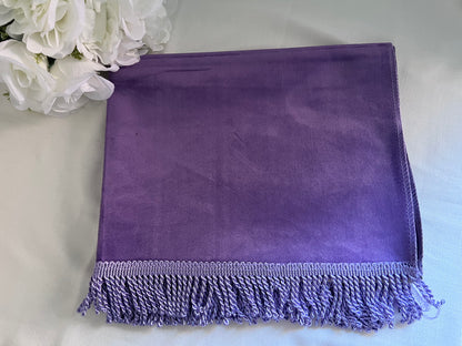 Tapis velour violet