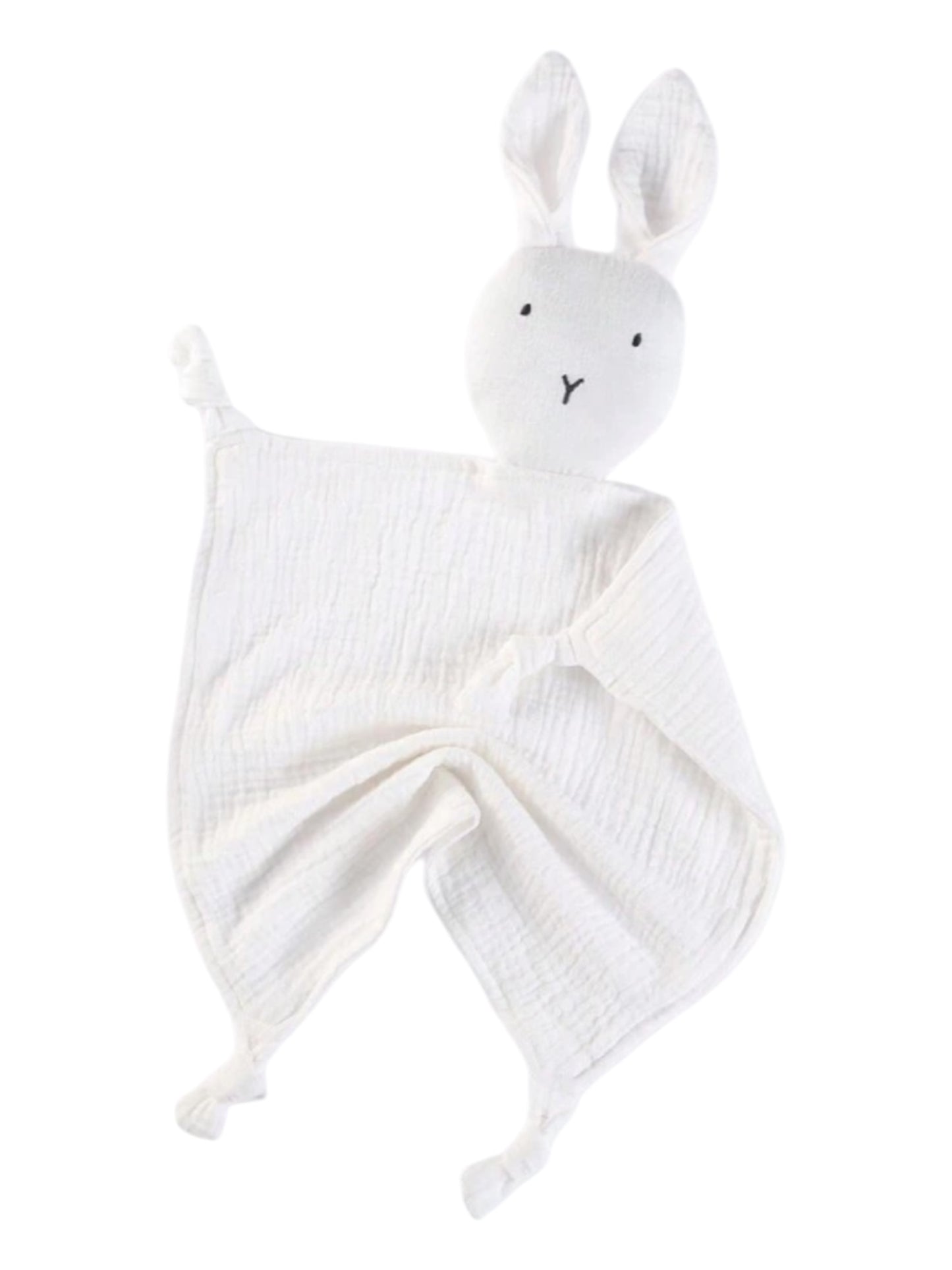 Doudou lapin gaze de coton