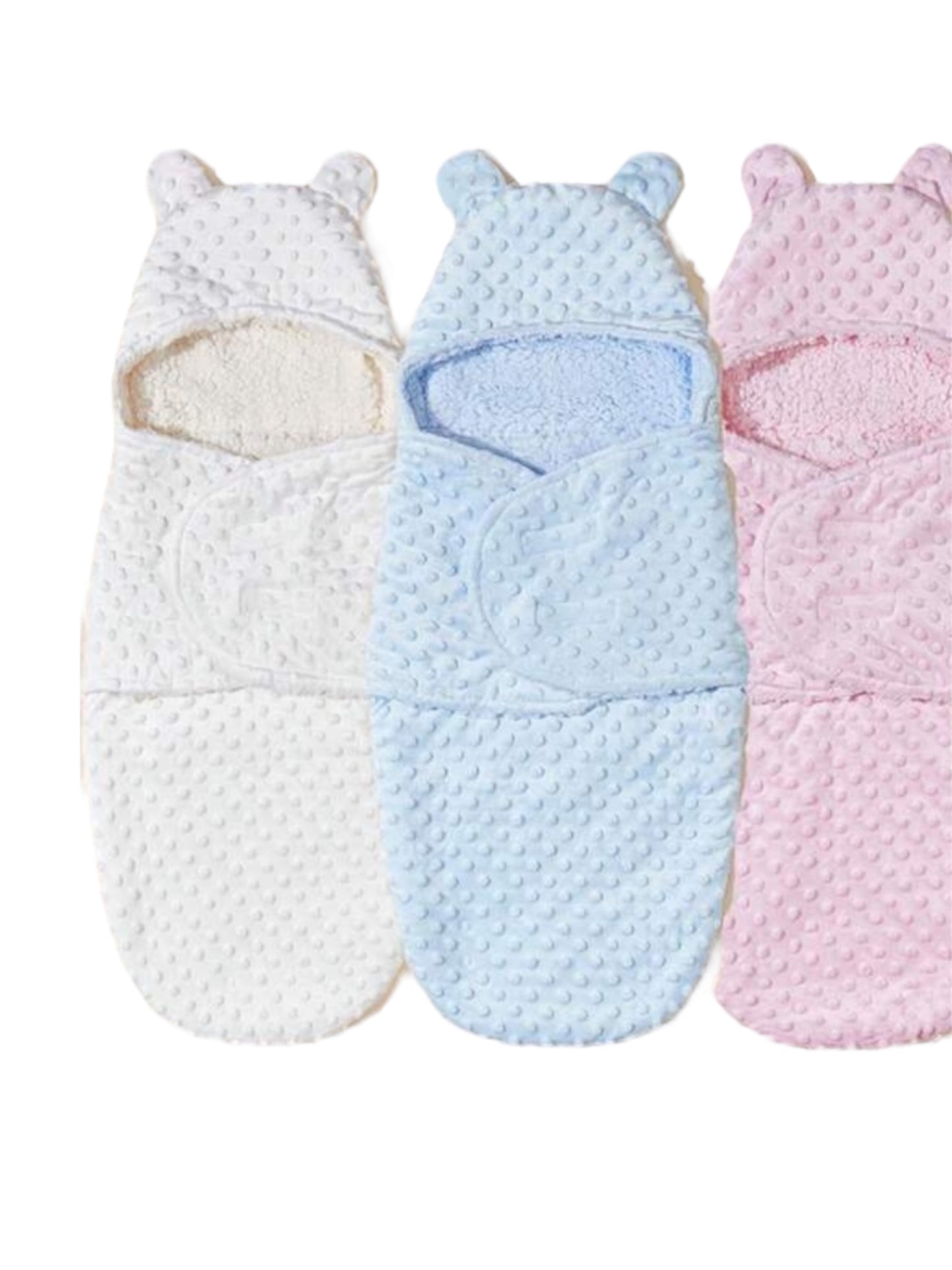 Nid d’ange doublé polaire minky