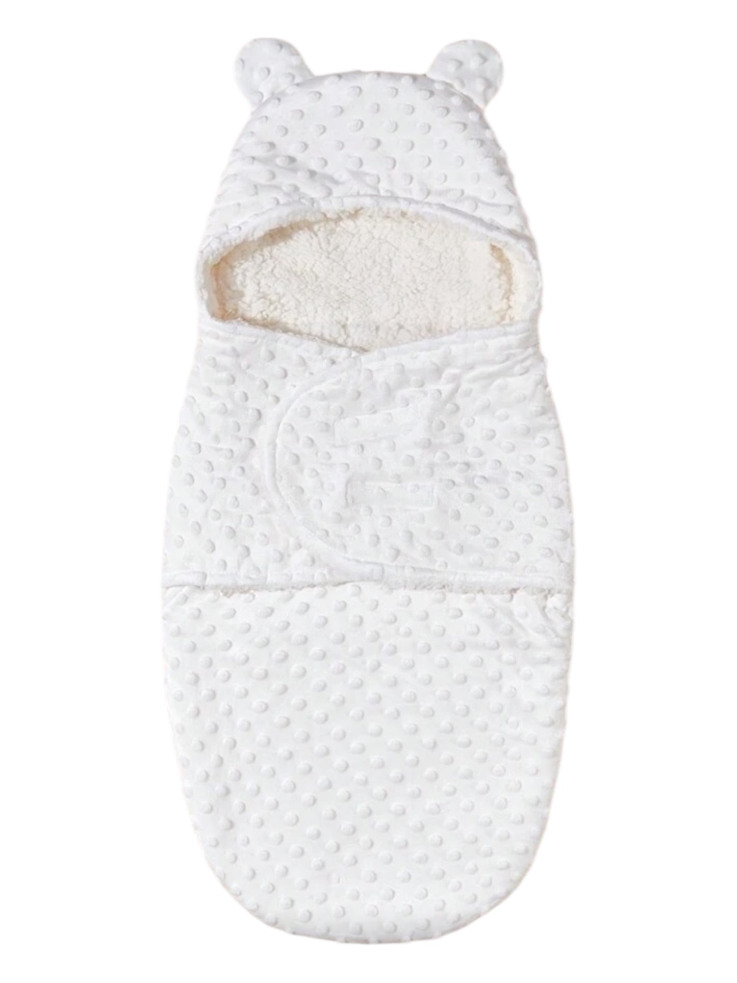 Nid d’ange doublé polaire minky