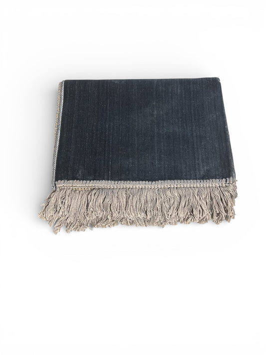 Nouveau-Tapis velours gris foncé