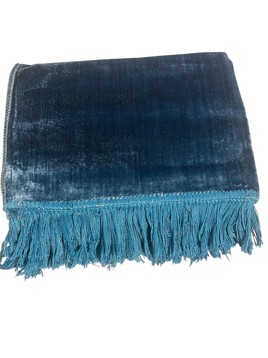 Nouveau-Tapis velours bleu ciel