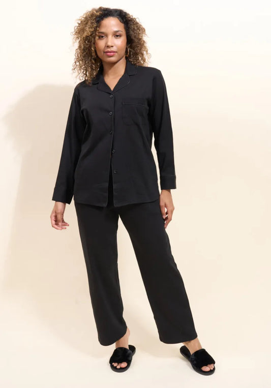 PYJAMA NOIR SATIN