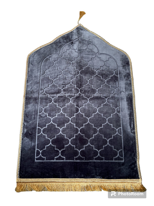 TAPIS DE PRIÈRE MOSQUÉ NOIR