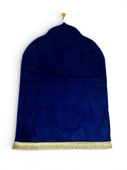 TAPIS DÔMES VELOURS UNI EPAIS BLEU ROI