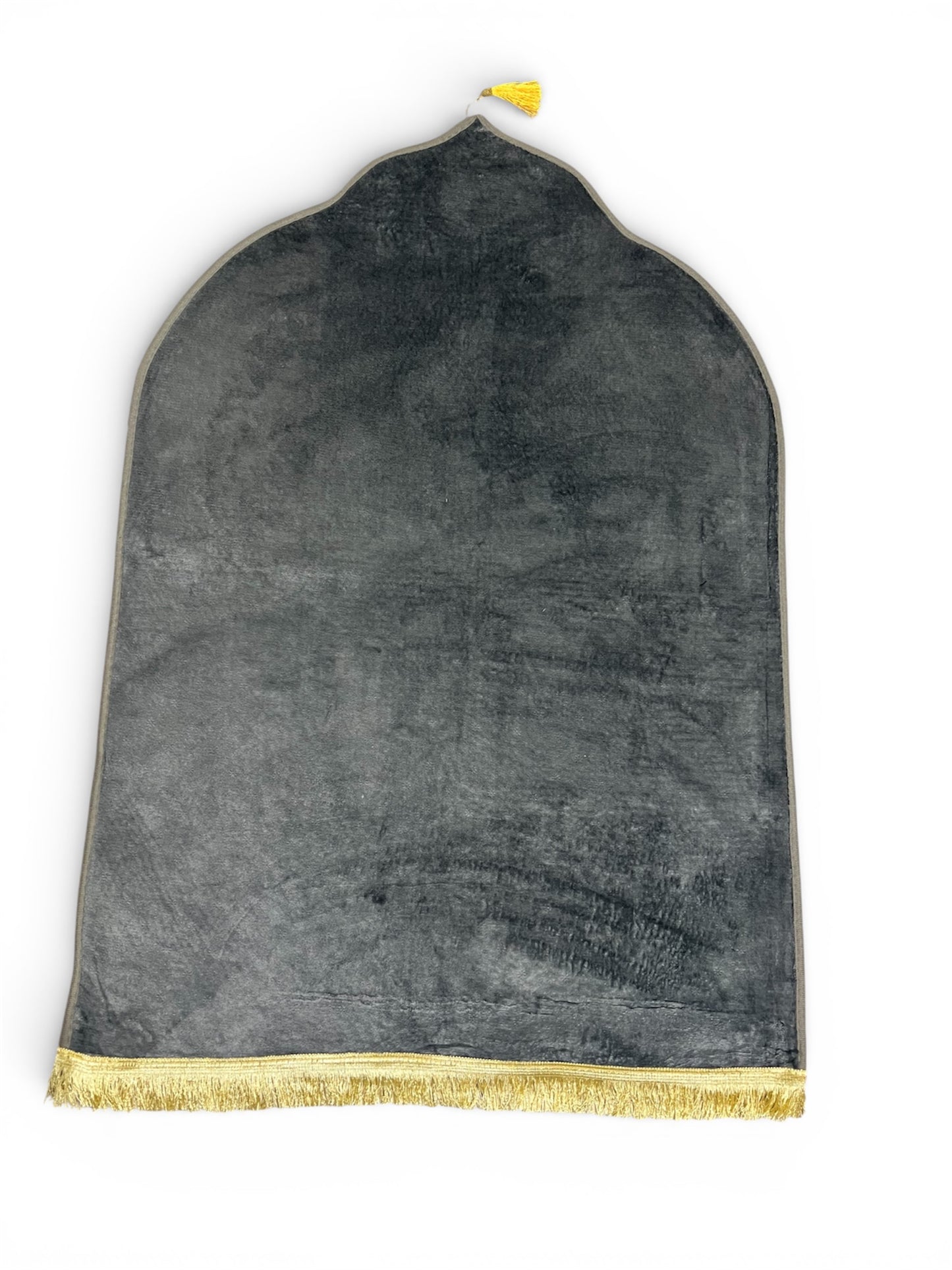 TAPIS DÔMES VELOURS UNI EPAIS GRIS