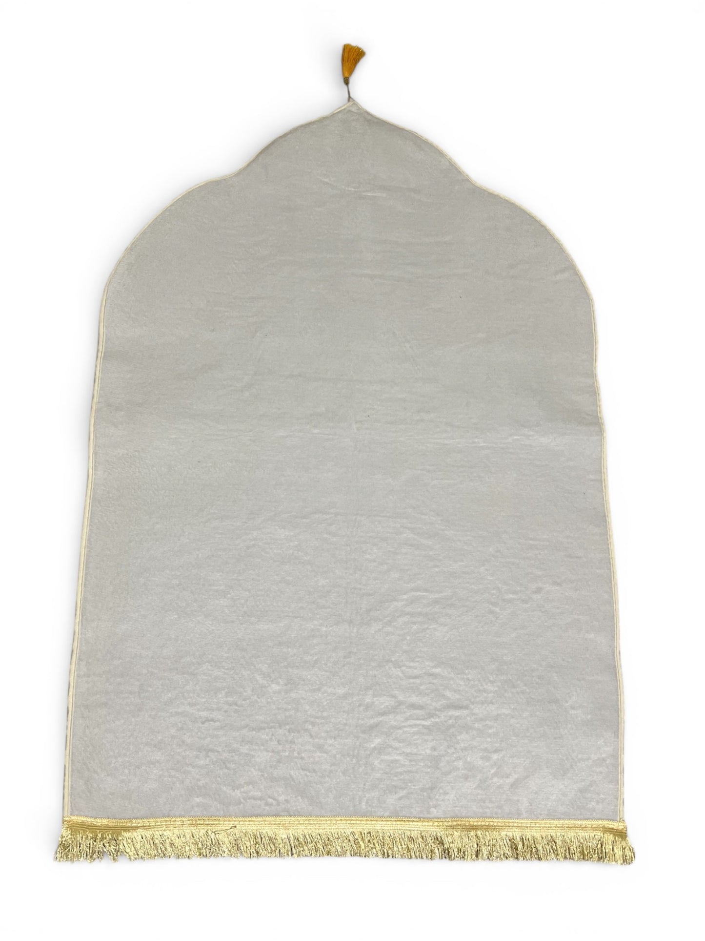 TAPIS DÔMES VELOURS UNI EPAIS BLANC