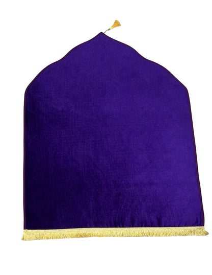 TAPIS DÔMES VELOURS UNI EPAIS MAUVE