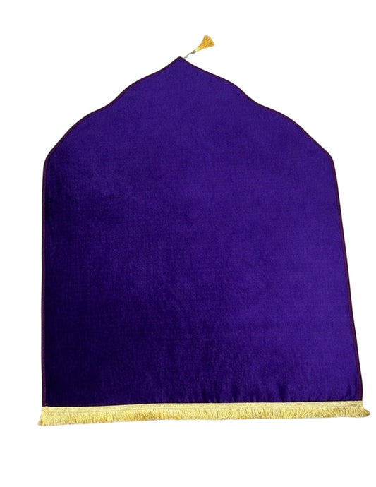 TAPIS DÔMES VELOURS UNI EPAIS MAUVE