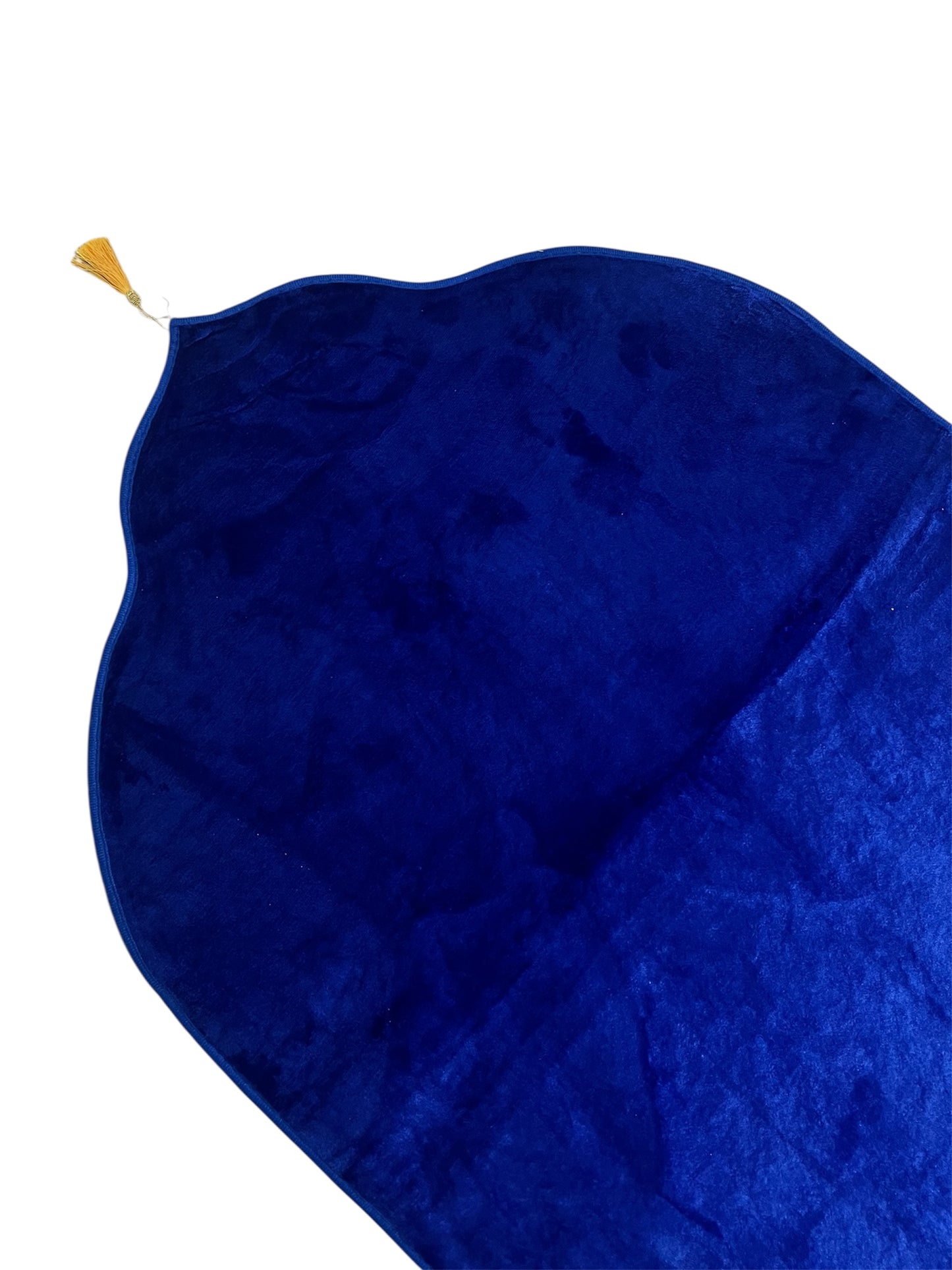 TAPIS DÔMES VELOURS UNI EPAIS BLEU ROI